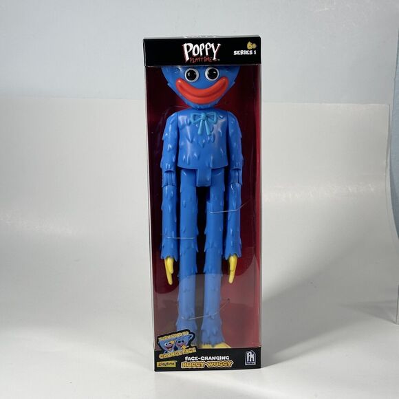 Poppy Playtime Other - Poppy Playtime Huggy Wuggy Deluxe Face Changing Action Figure 12" Tall Series 1